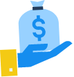 Icon representing a loan application